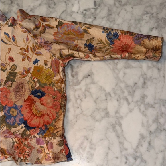 Zimmermann Kids Multicolor Floral Ruffle Rash Guard 12/18M - Picture 9 of 9